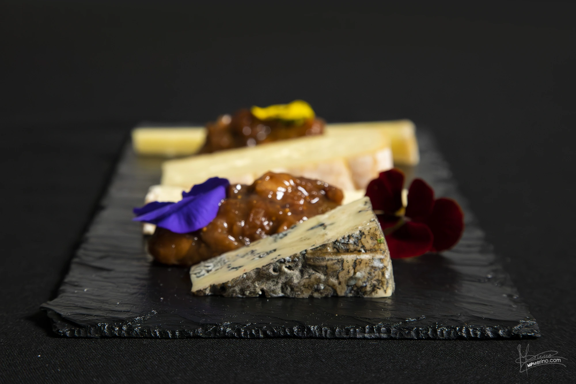 Photograph of a cheese board