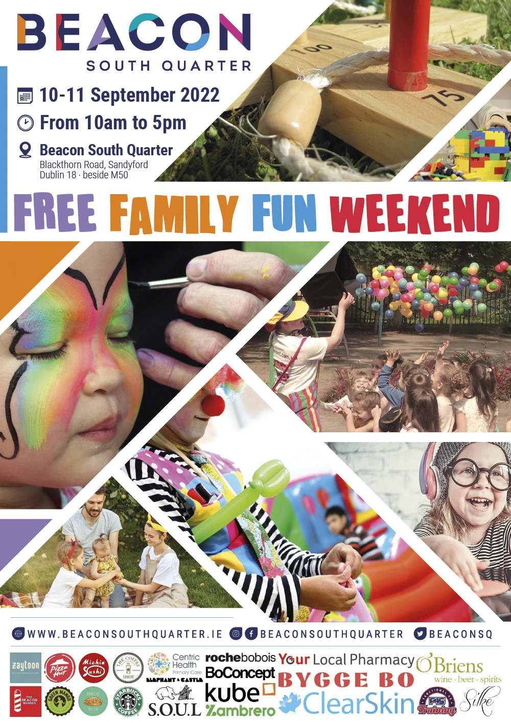 Poster for a children's event in Dublin